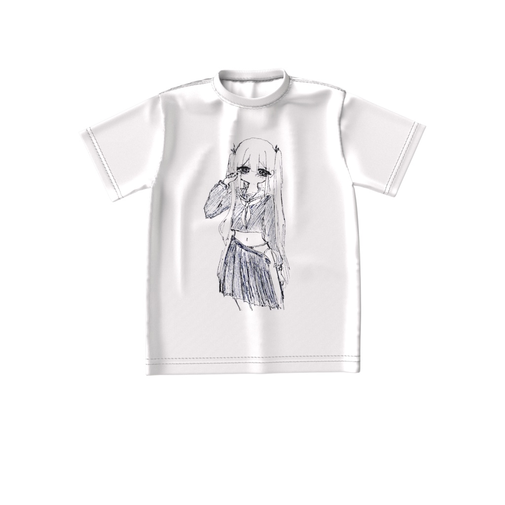 セーラー服ちゃんビッグTシャツ