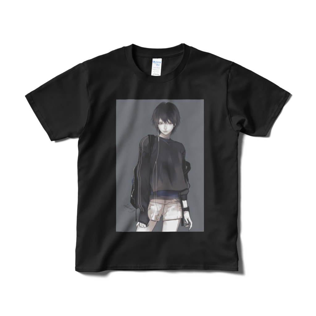 「Short」Tシャツ Black