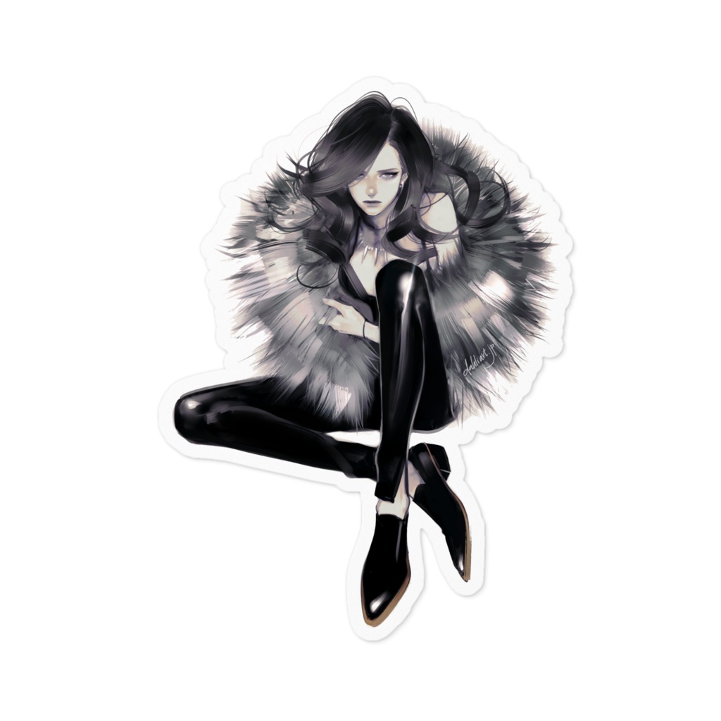 「fur」ステッカー