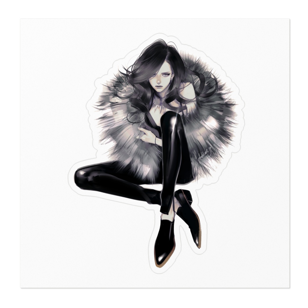 「fur」ステッカー