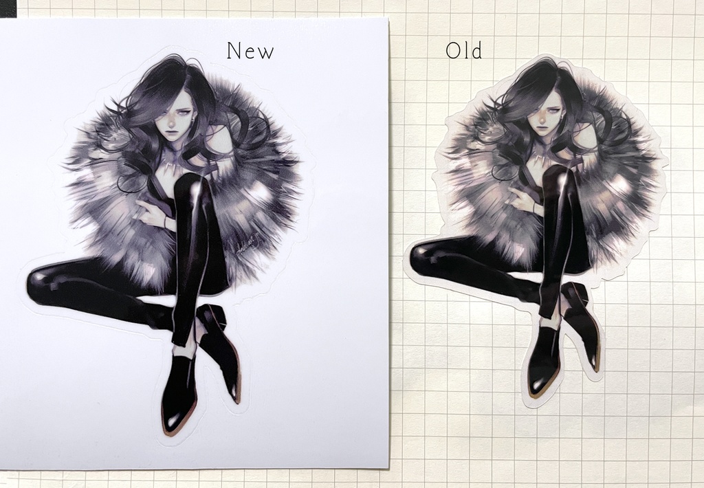 「fur」ステッカー