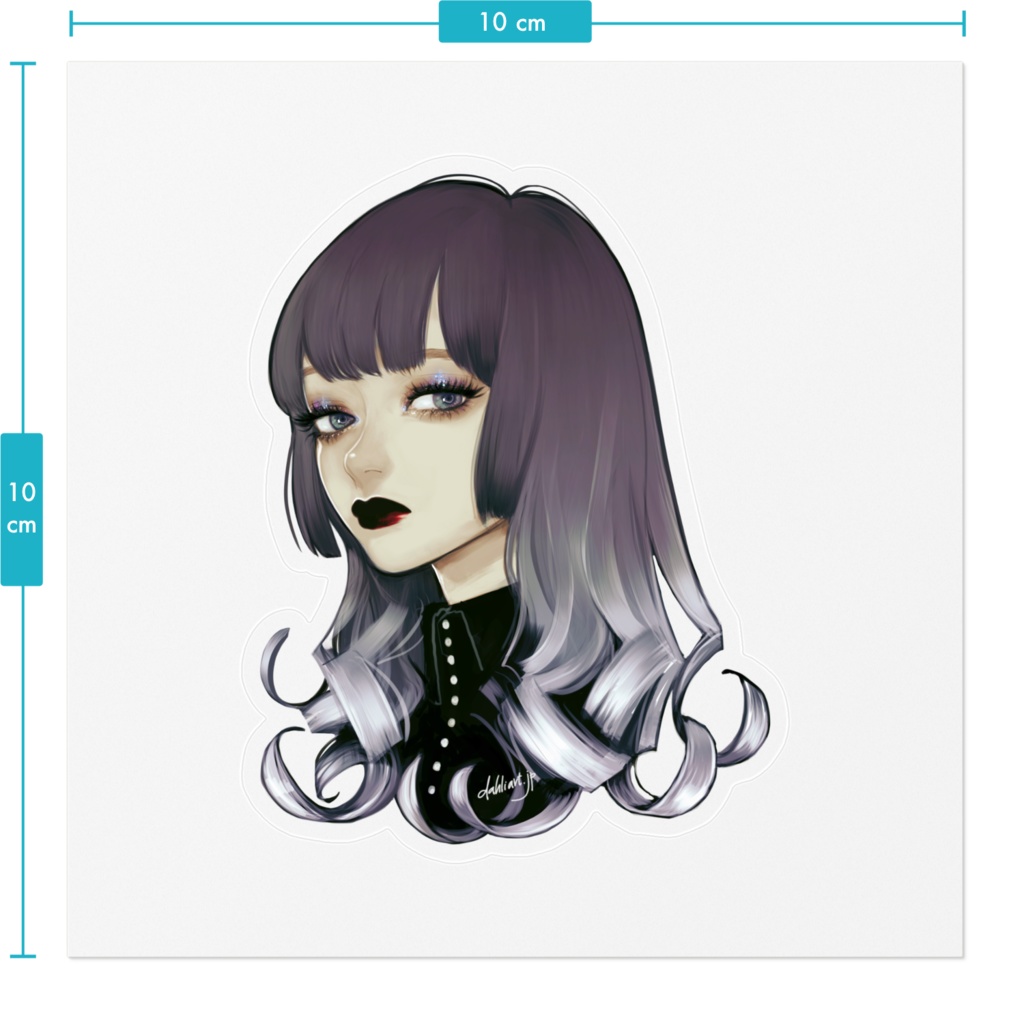 「Pretty Baby」クリアステッカー