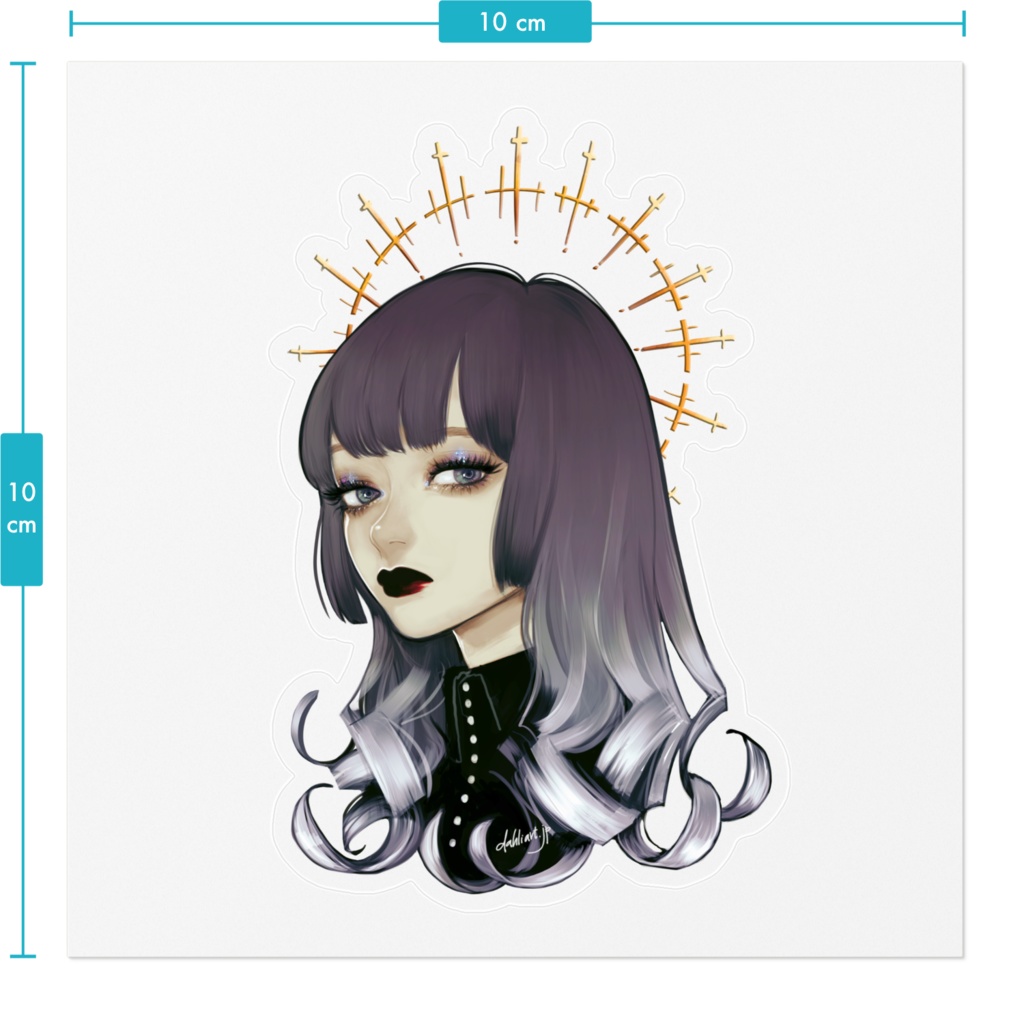 「Pretty Baby(Halo ver.)」クリアステッカー