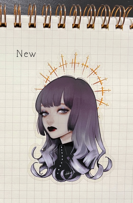 「Pretty Baby(Halo ver.)」クリアステッカー