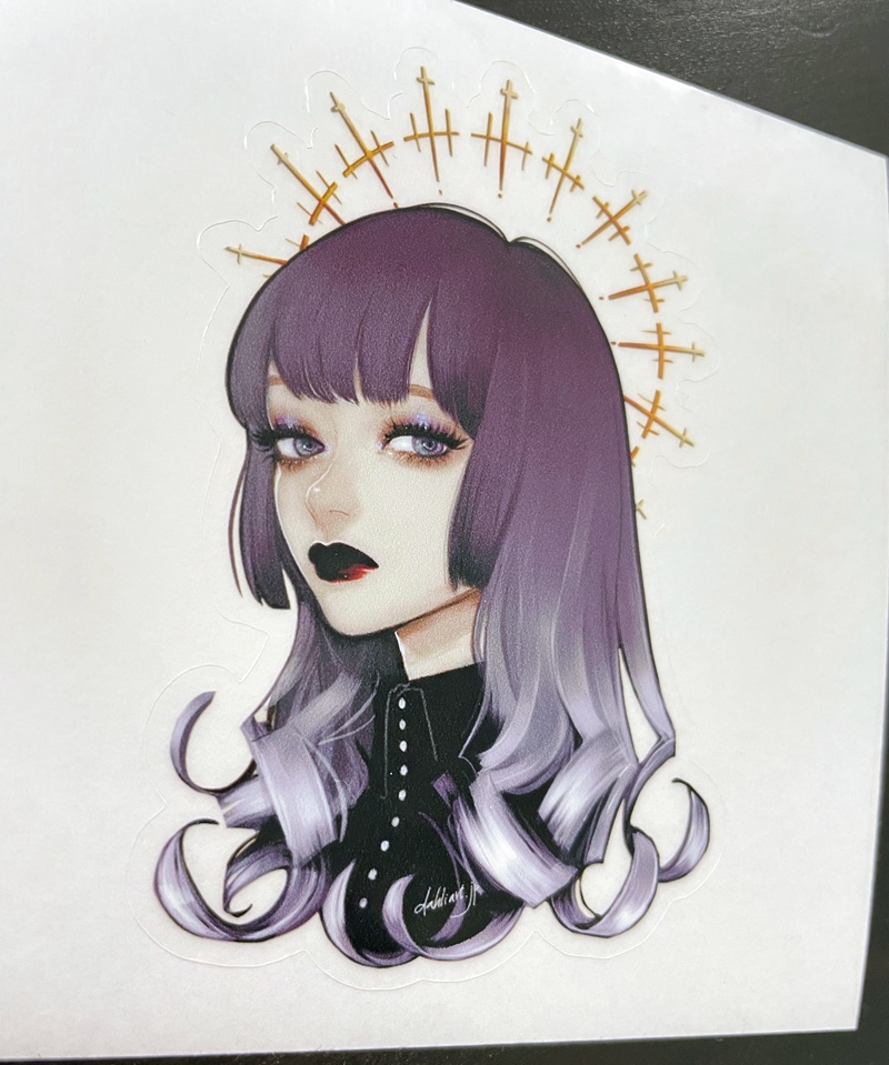 「Pretty Baby(Halo ver.)」クリアステッカー