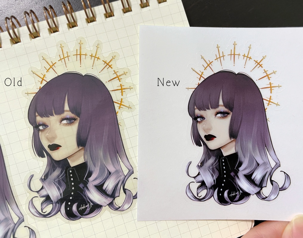 「Pretty Baby(Halo ver.)」クリアステッカー