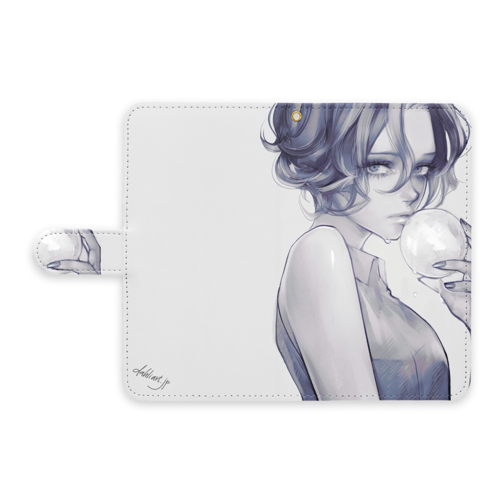 「ice」 手帳型Androidケース