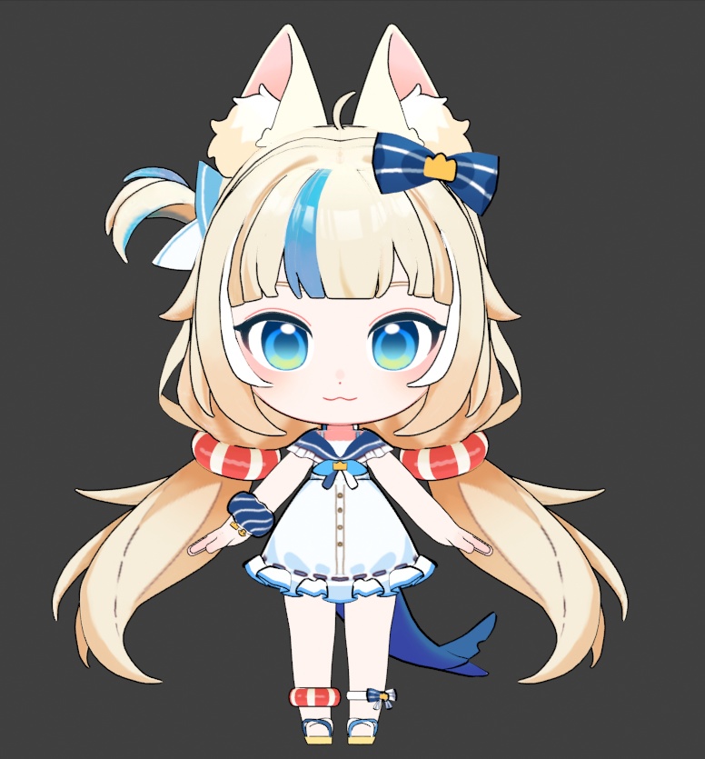 sameko saba 同人桌宠模型（无料）