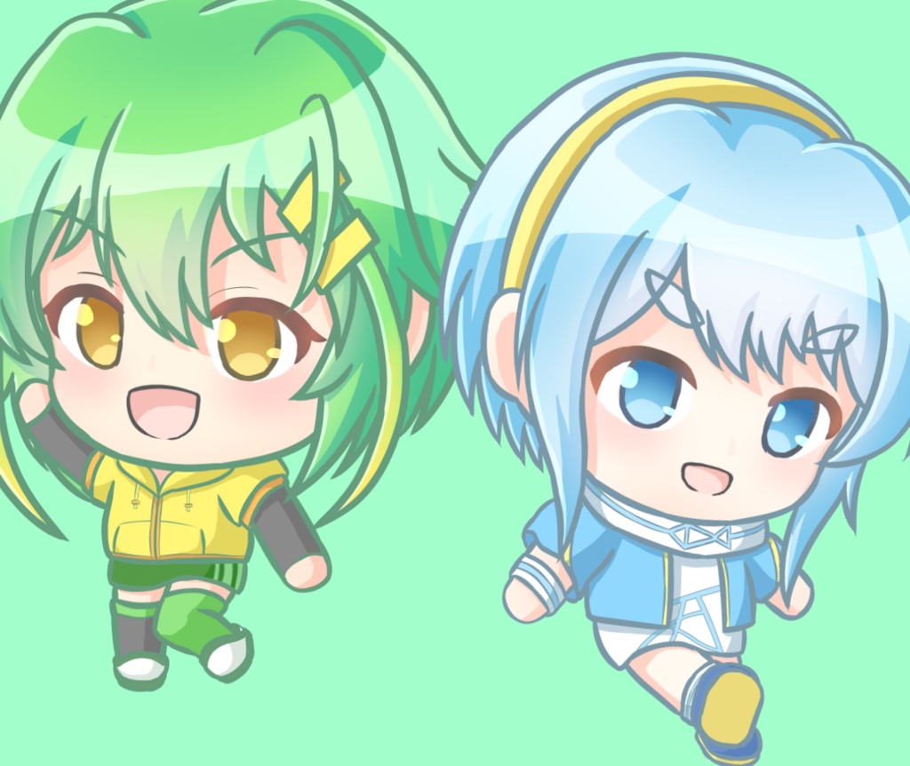 ねことびちゃん&いるかちゃんスマホリング