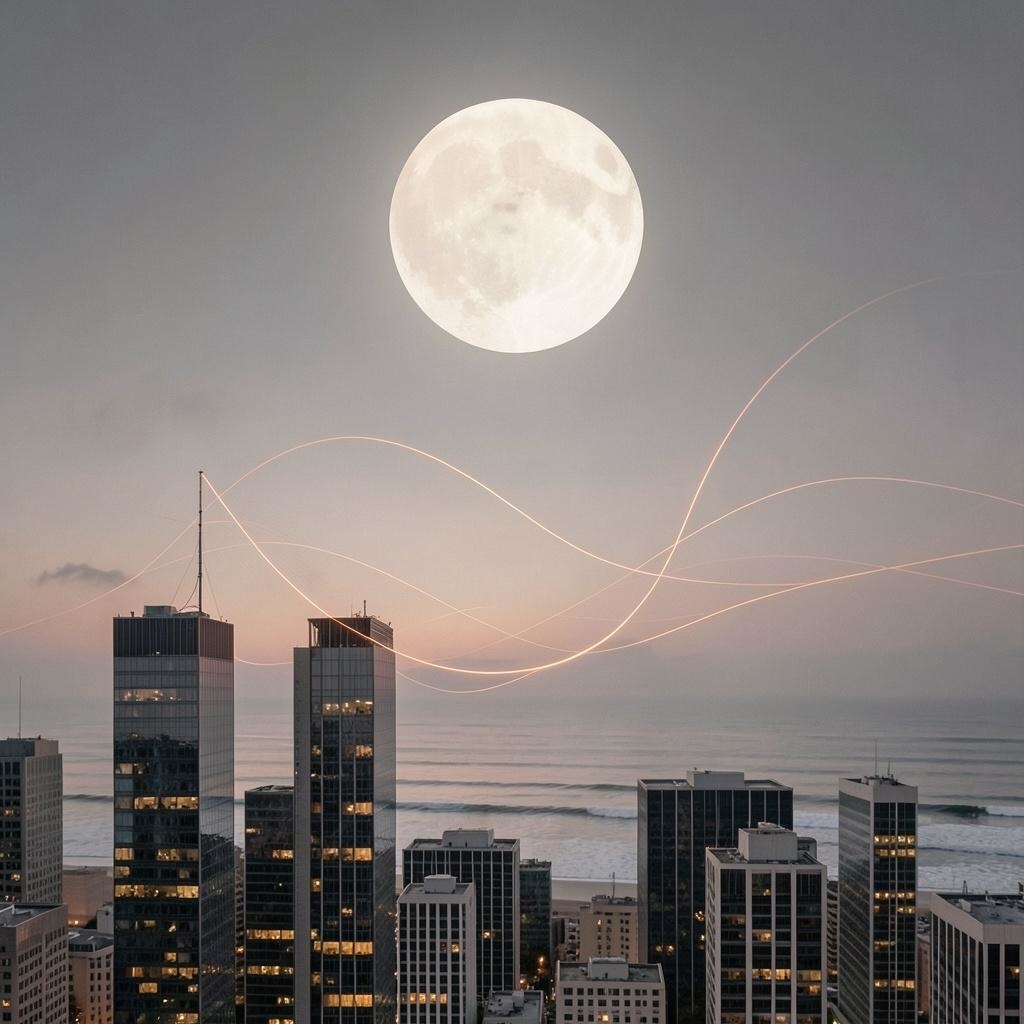 Cinematic Series - Paper Moon Rise Light（紙の月が、静かに昇っていく夜）