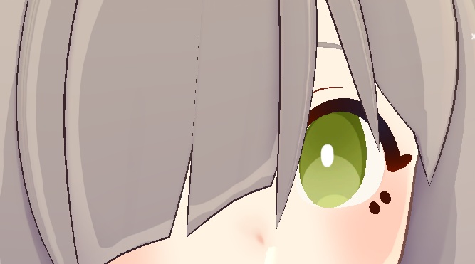 【みどりの森°アバター対応】くっきり白瞳孔【50枚】