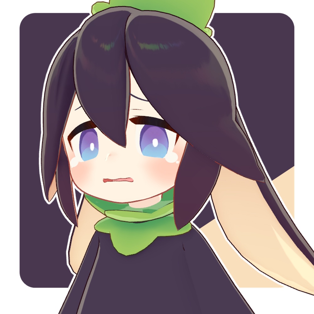 【みどりの森°アバター対応】くっきり白瞳孔【50枚】