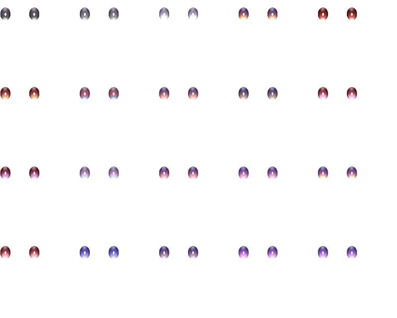 【みどりの森°アバター対応】ふんわり白瞳孔【88枚】