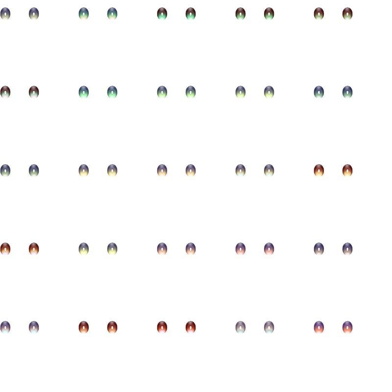 【みどりの森°アバター対応】ふんわり白瞳孔【88枚】