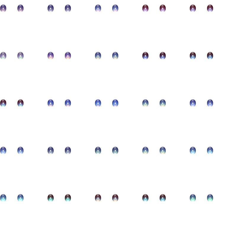 【みどりの森°アバター対応】ふんわり白瞳孔【88枚】