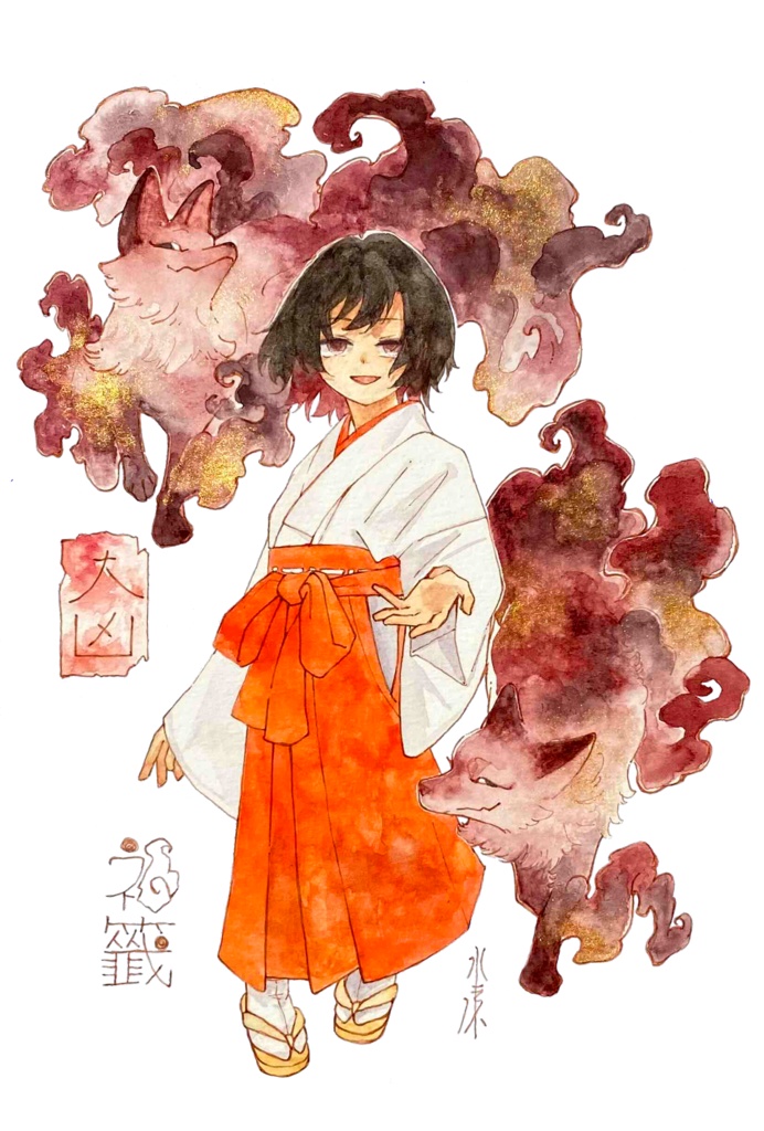 きつねみくじ【ポストカード】