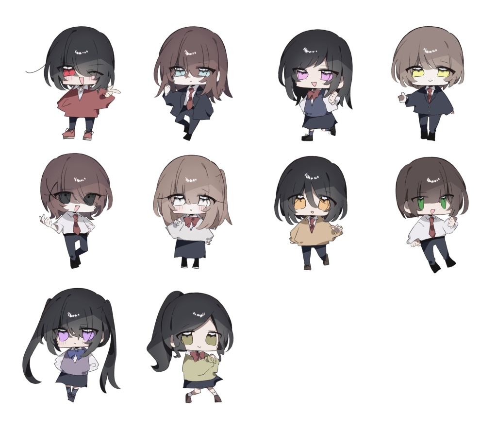 アクリルキーホルダー(制服)