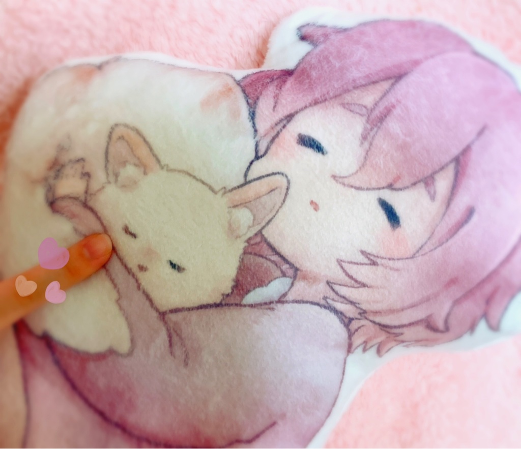 おやすみもふりえるクッション