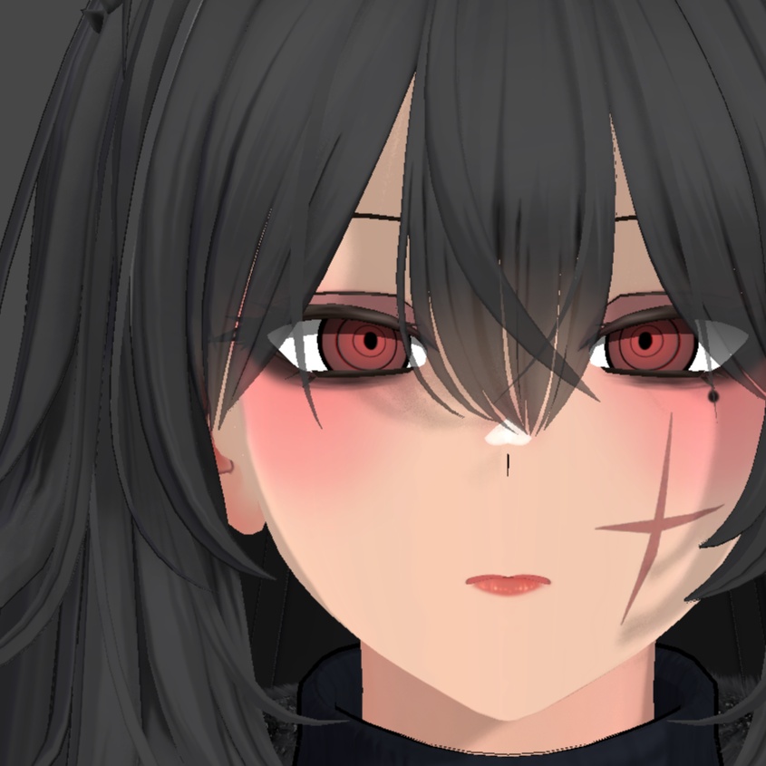 【汎用】顔傷テクスチャVer.2