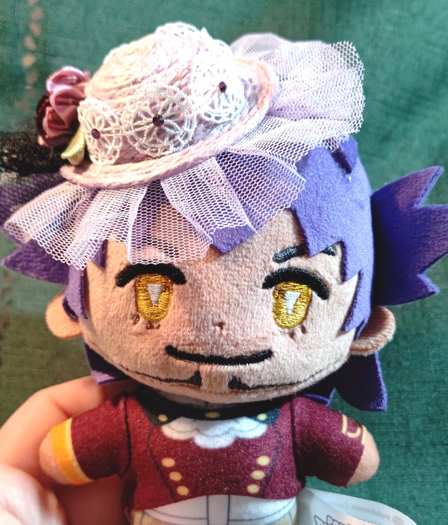 【受注生産品】ストローハット風ミニチュア帽子