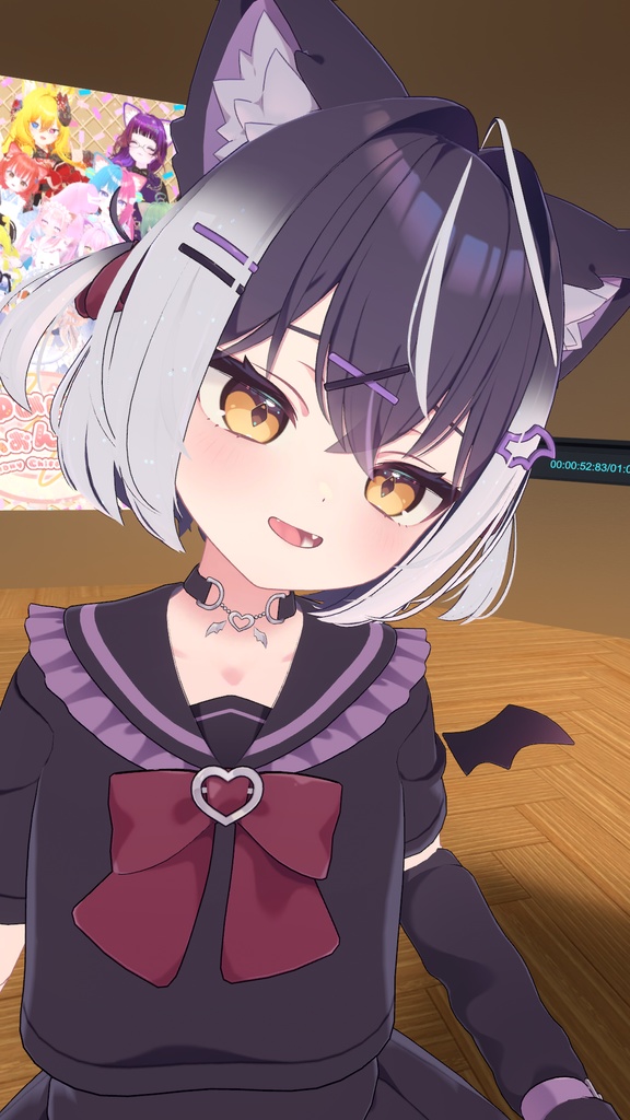 【ショコラ専用】 SnowGradation&SnowLame(Hair・Kemono_Tail対応グラデーション&雪の結晶ラメ)【HairTexture+Material付き】