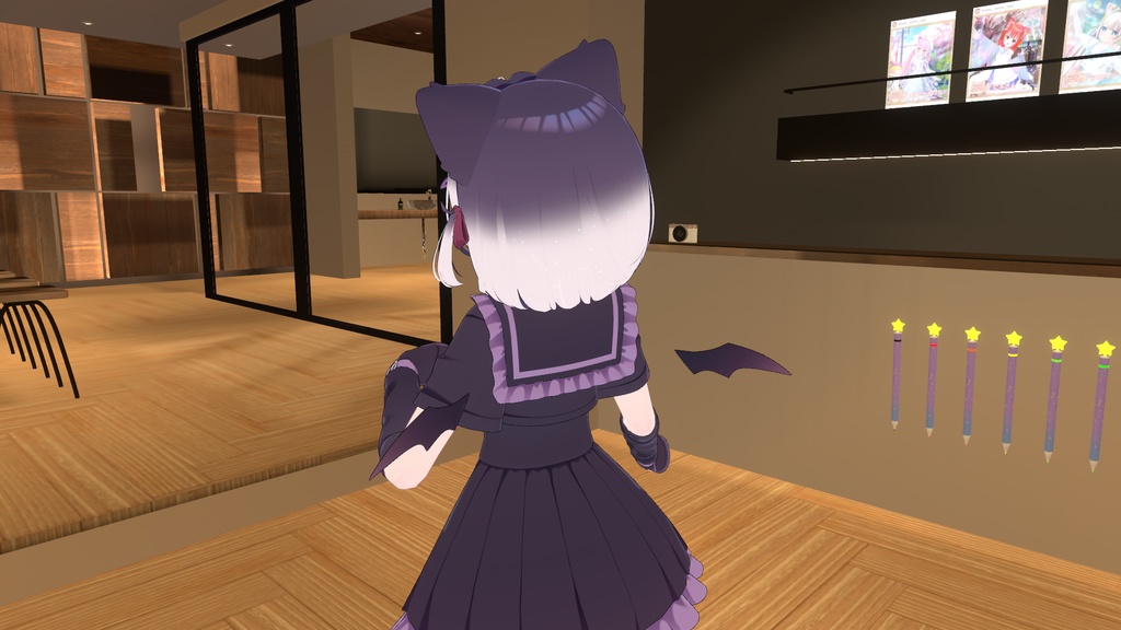 【ショコラ専用】 SnowGradation&SnowLame(Hair・Kemono_Tail対応グラデーション&雪の結晶ラメ)【HairTexture+Material付き】