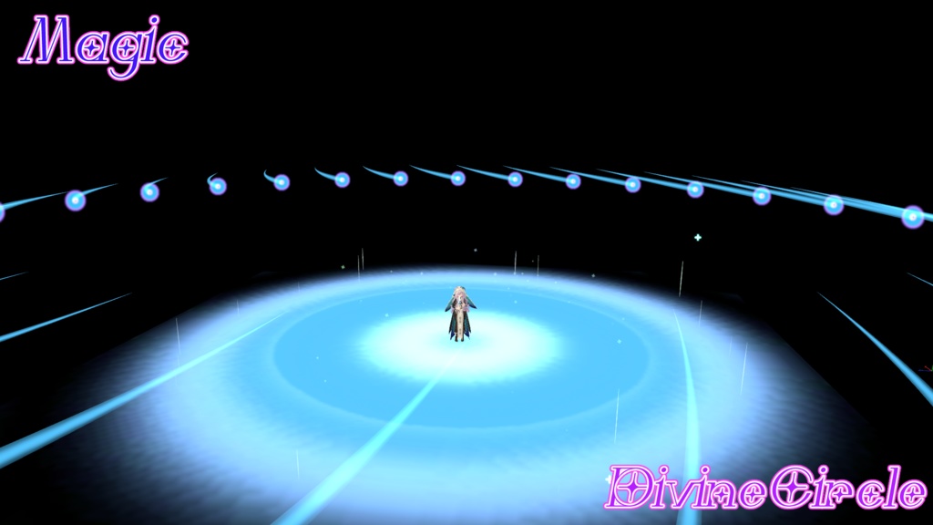 【VRChat想定武器/MA対応】Le ciel -Neige-【魔法の短剣&パーティクル魔法ギミック/Particle System】【エクまじっくぷらすつーっ!(エク専用プレハブ)付き】