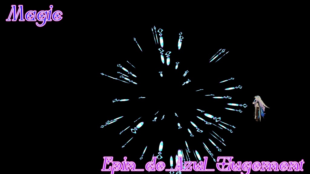 【VRChat想定武器/MA対応】Le ciel -Neige-【魔法の短剣&パーティクル魔法ギミック/Particle System】【エクまじっくぷらすつーっ!(エク専用プレハブ)付き】