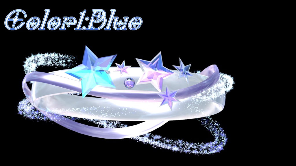 【VRChat想定】Étoile【指輪アクセサリーwith ParticleSystem】