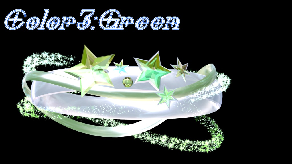 【VRChat想定】Étoile【指輪アクセサリーwith ParticleSystem】