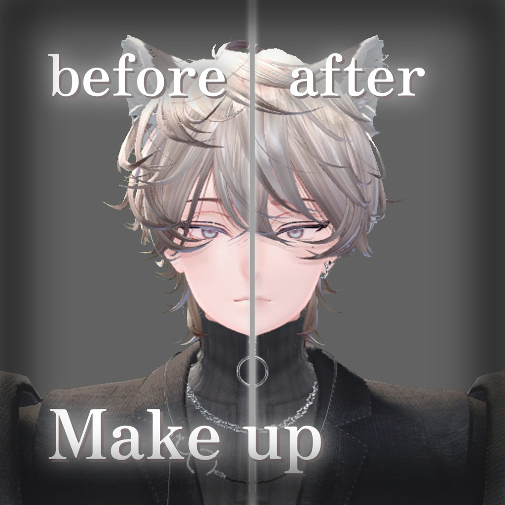 メロ男斑霞 Face Blendshape + Make up
