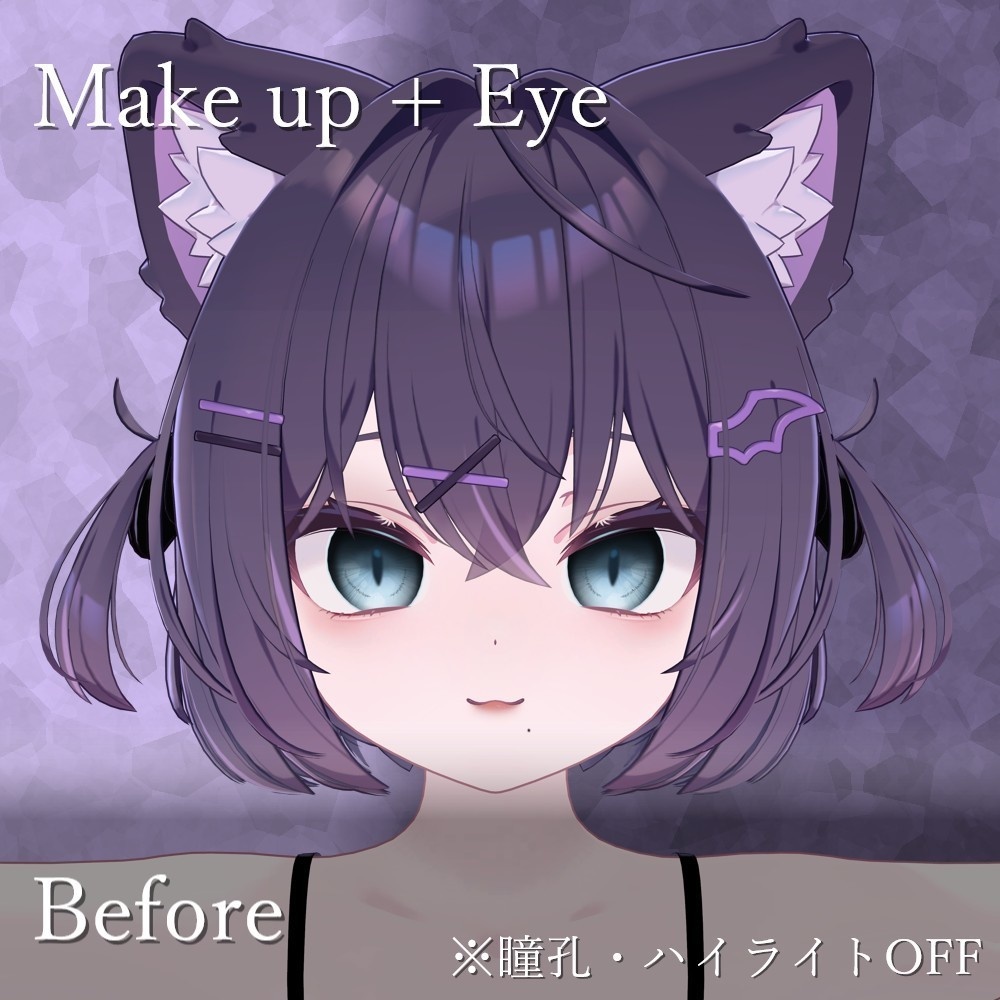 アンニュイ風 Chocolat専用 eye + Make up+ Face Blendshape