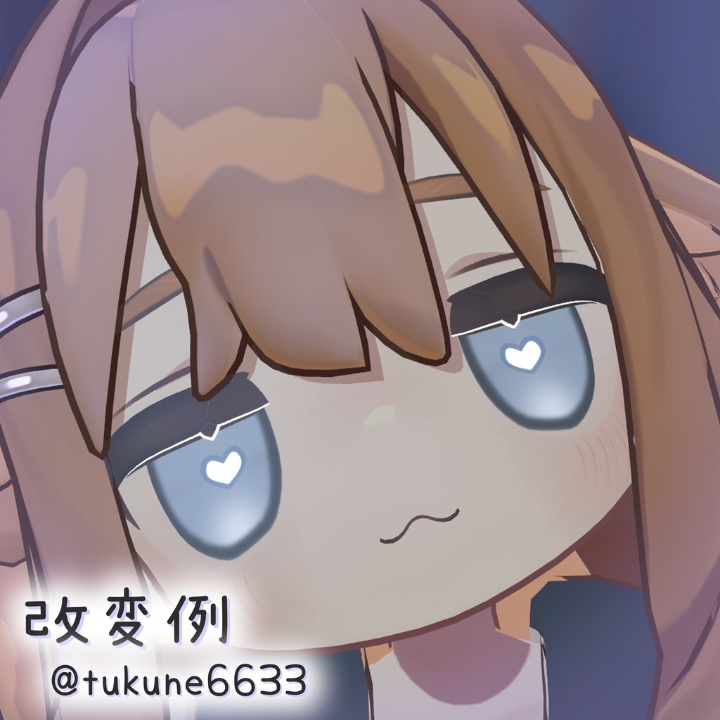 ゆったりキプ Face BlendShape&Face Animation + Make up&Eye