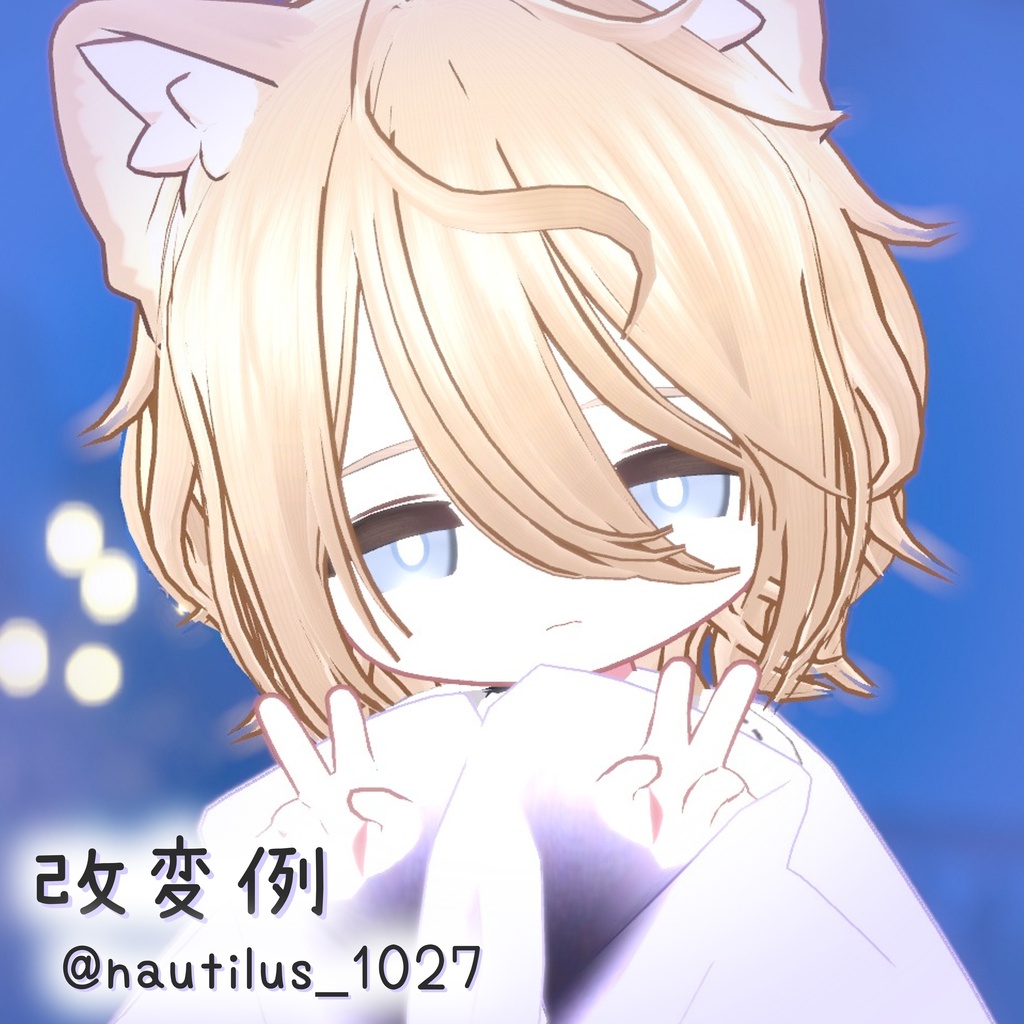 ゆったりキプ Face BlendShape&Face Animation + Make up&Eye
