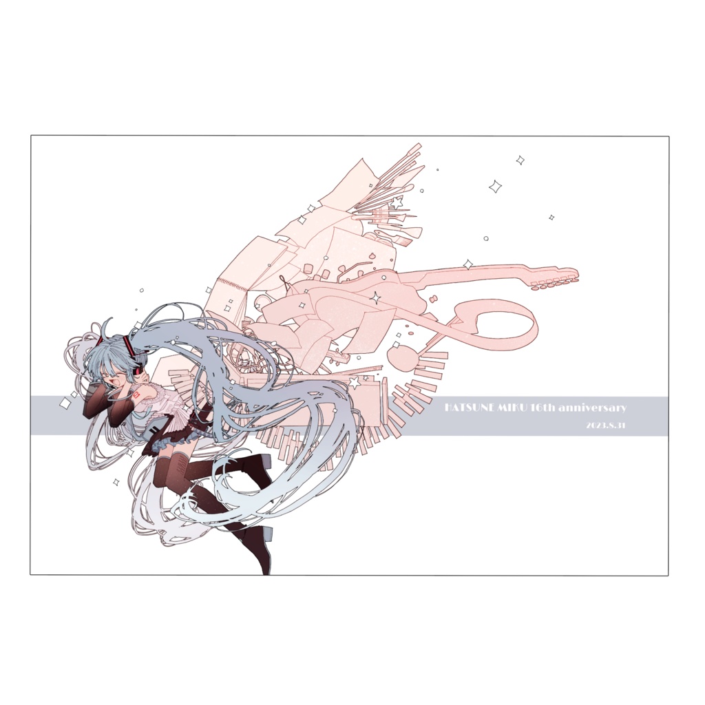 初音ミク16thポストカード