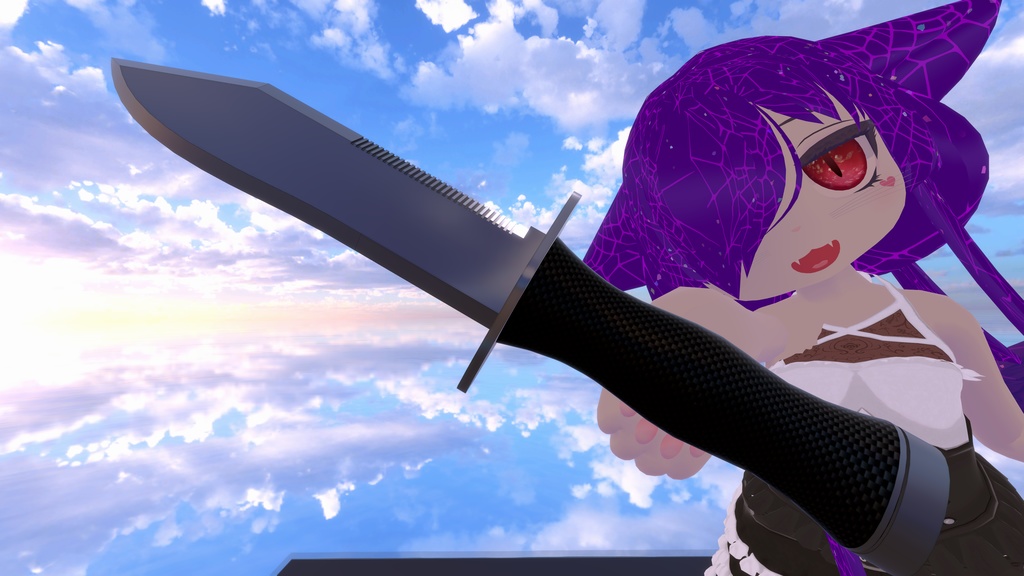 【無料】【3Dモデル】コンバットナイフ