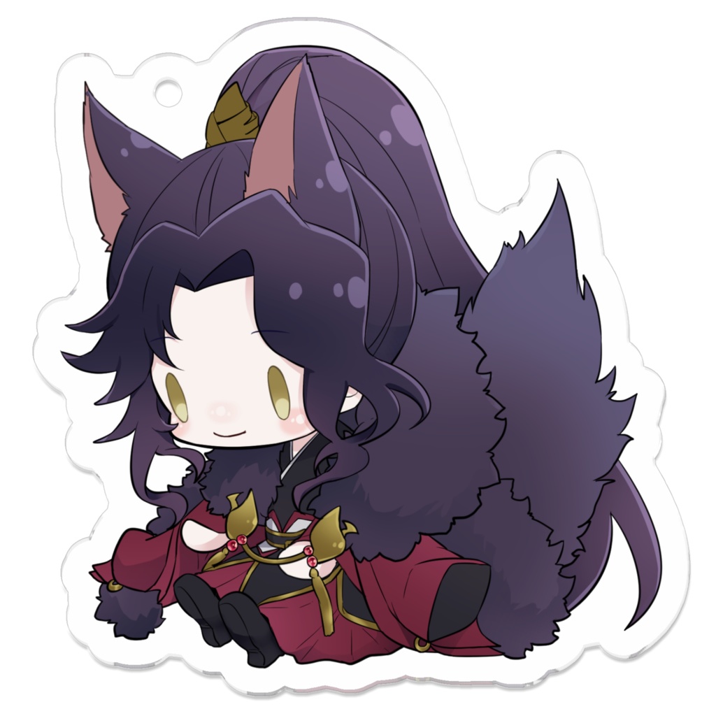 紅玉(猫耳)アクリルキーホルダー