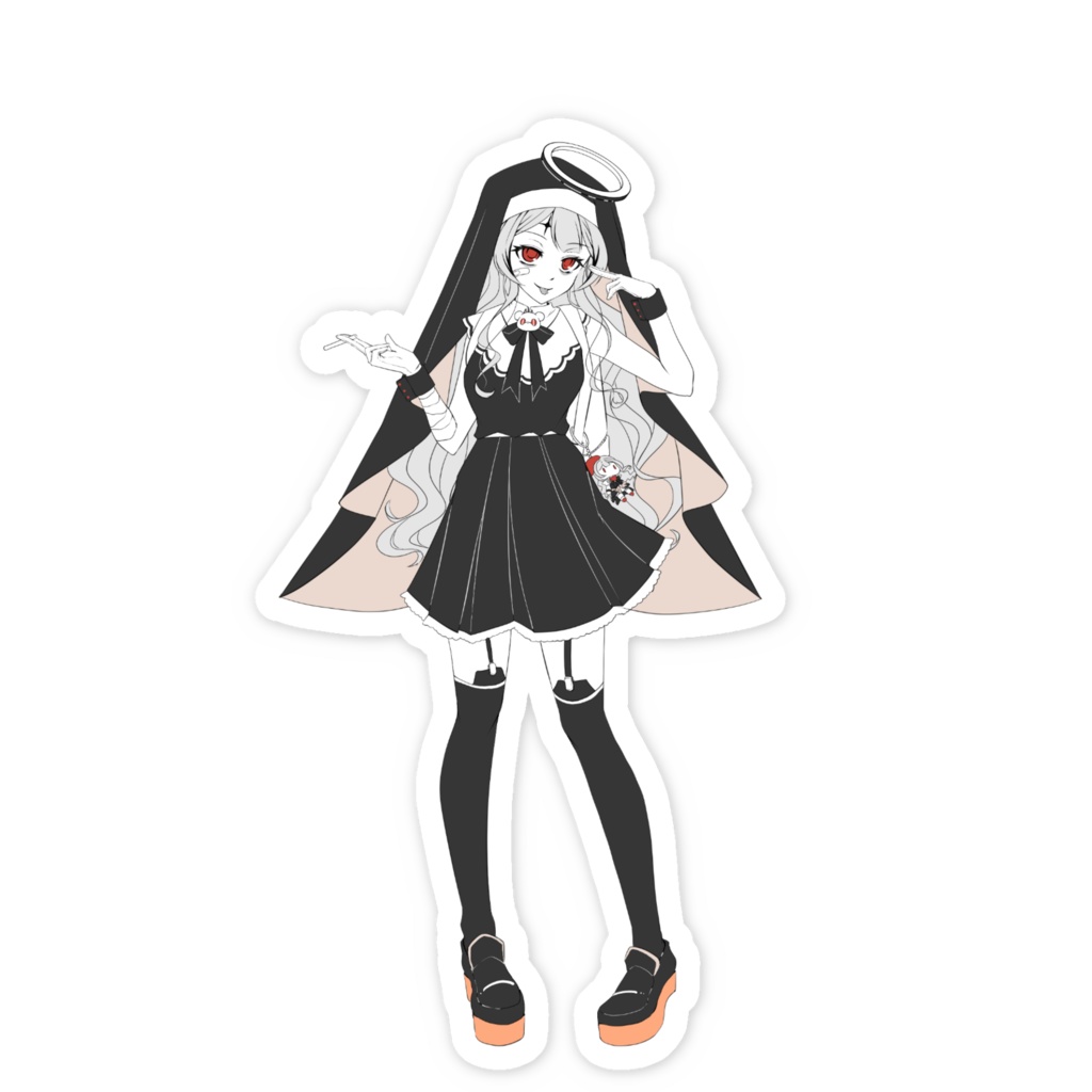 【スマホステッカー】神っぽいな