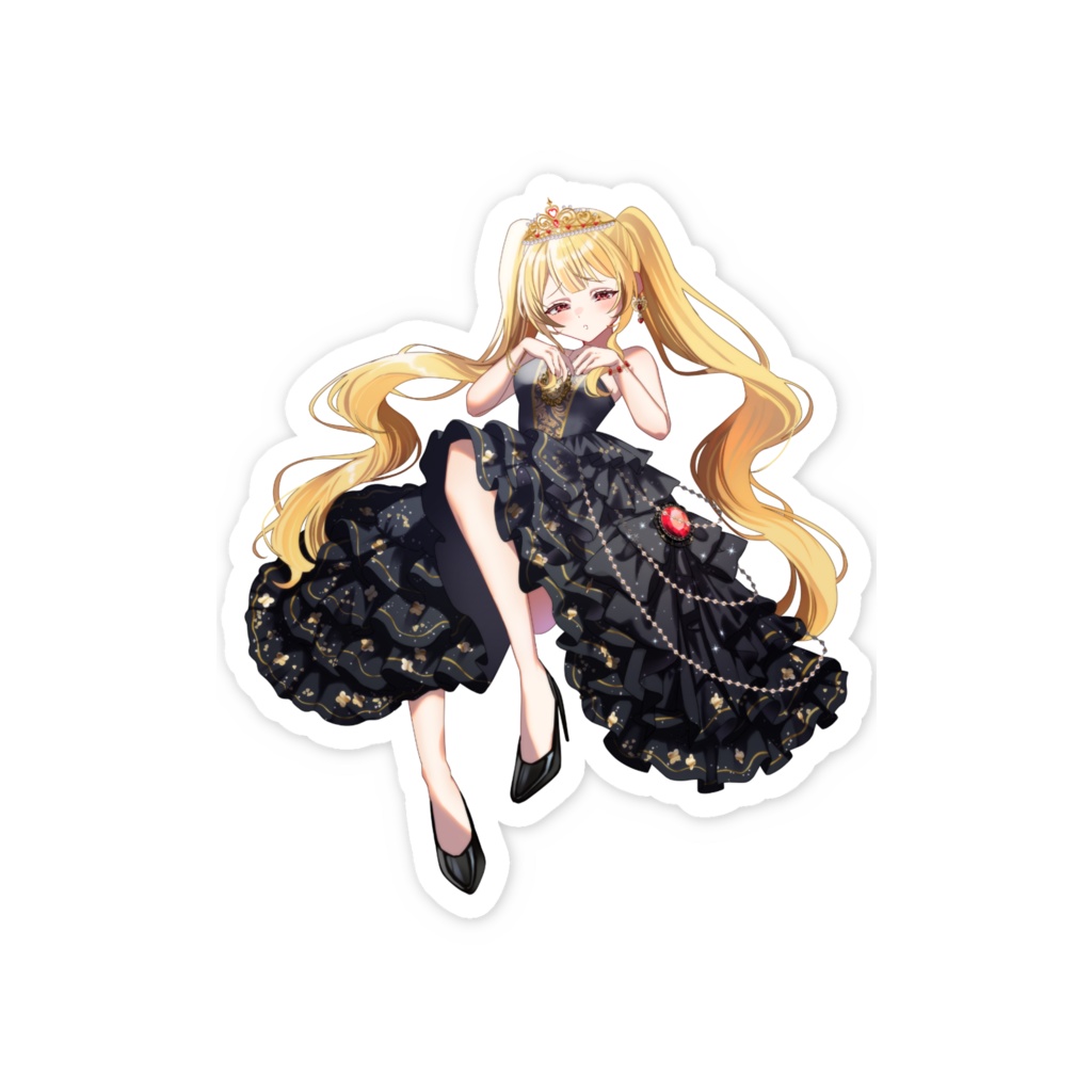 【スマホステッカー】1周年記念✨ー照れ顔