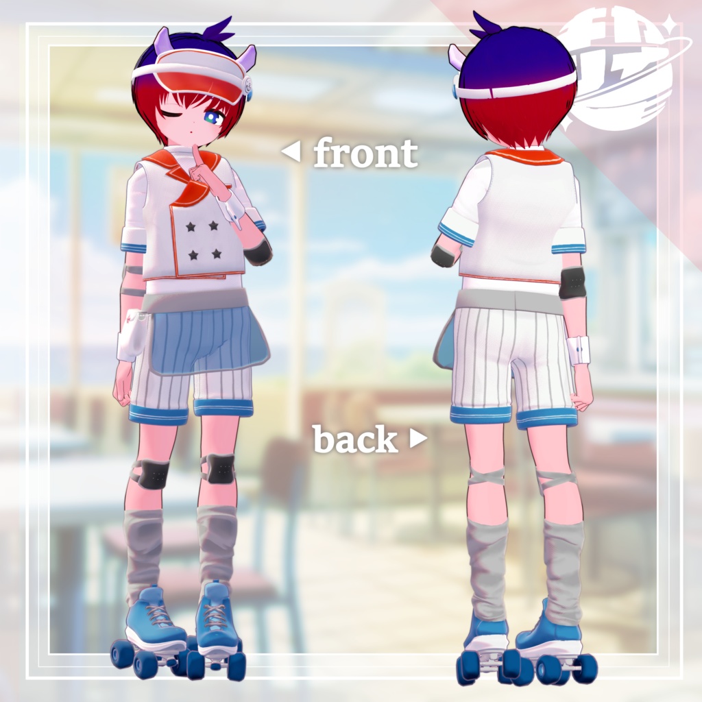 🛼American Diner🍕【ハオラン・ロポリこん・ひゅーじょんくん】