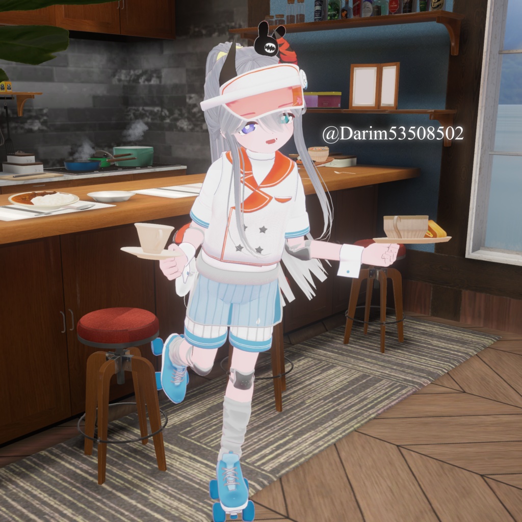 🛼American Diner🍕【ハオラン・ロポリこん・ひゅーじょんくん】