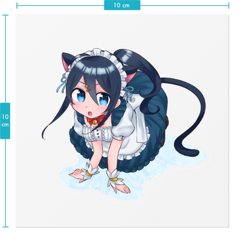 さあや(ネコメイド)ステッカー