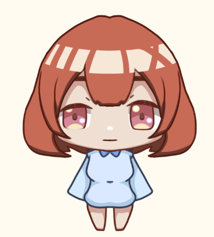 【無料サンプルモデルあり】茶髪の女の子 にじマスモデル