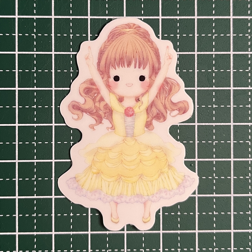 黄色のドレス