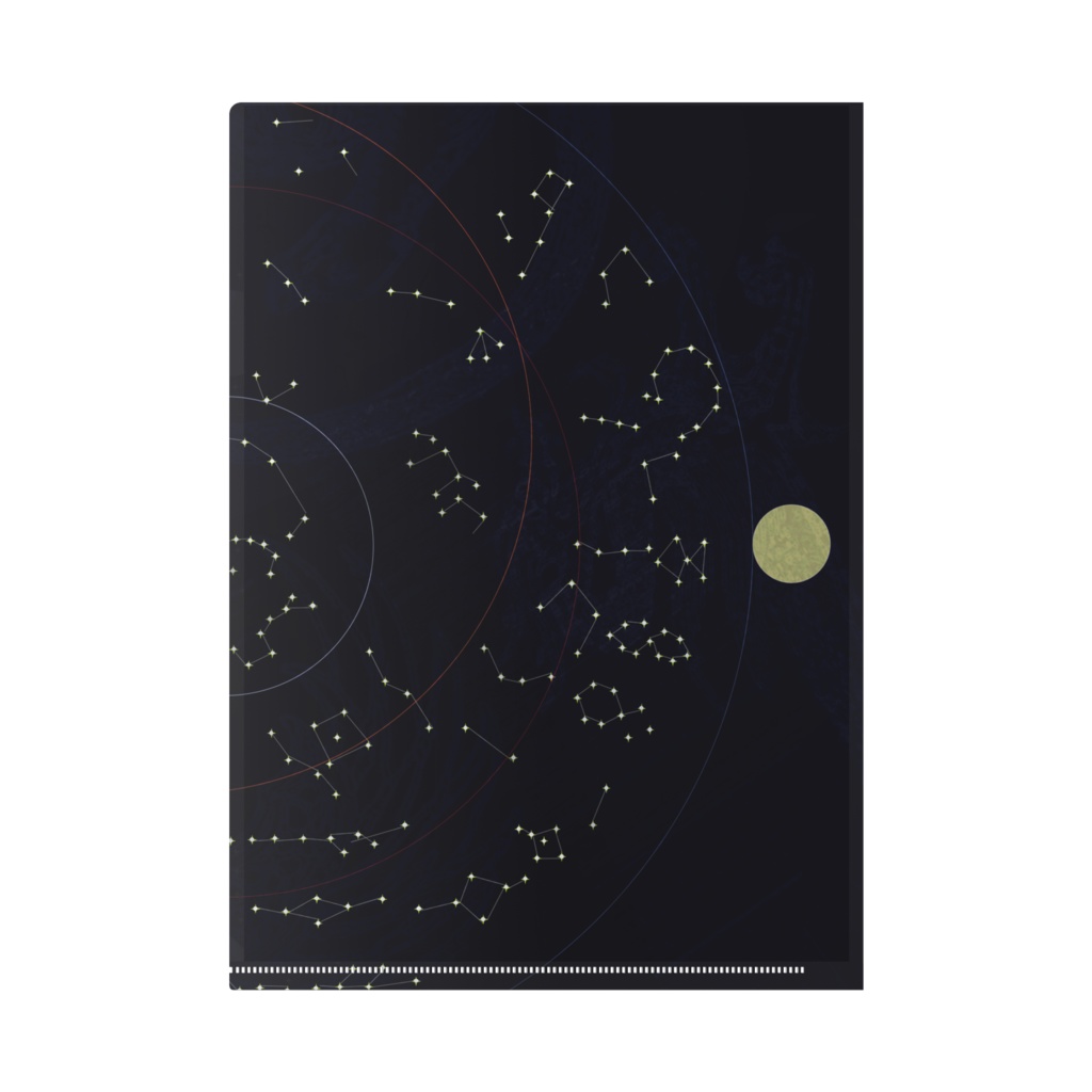 キトラ古墳天門図のクリアファイル