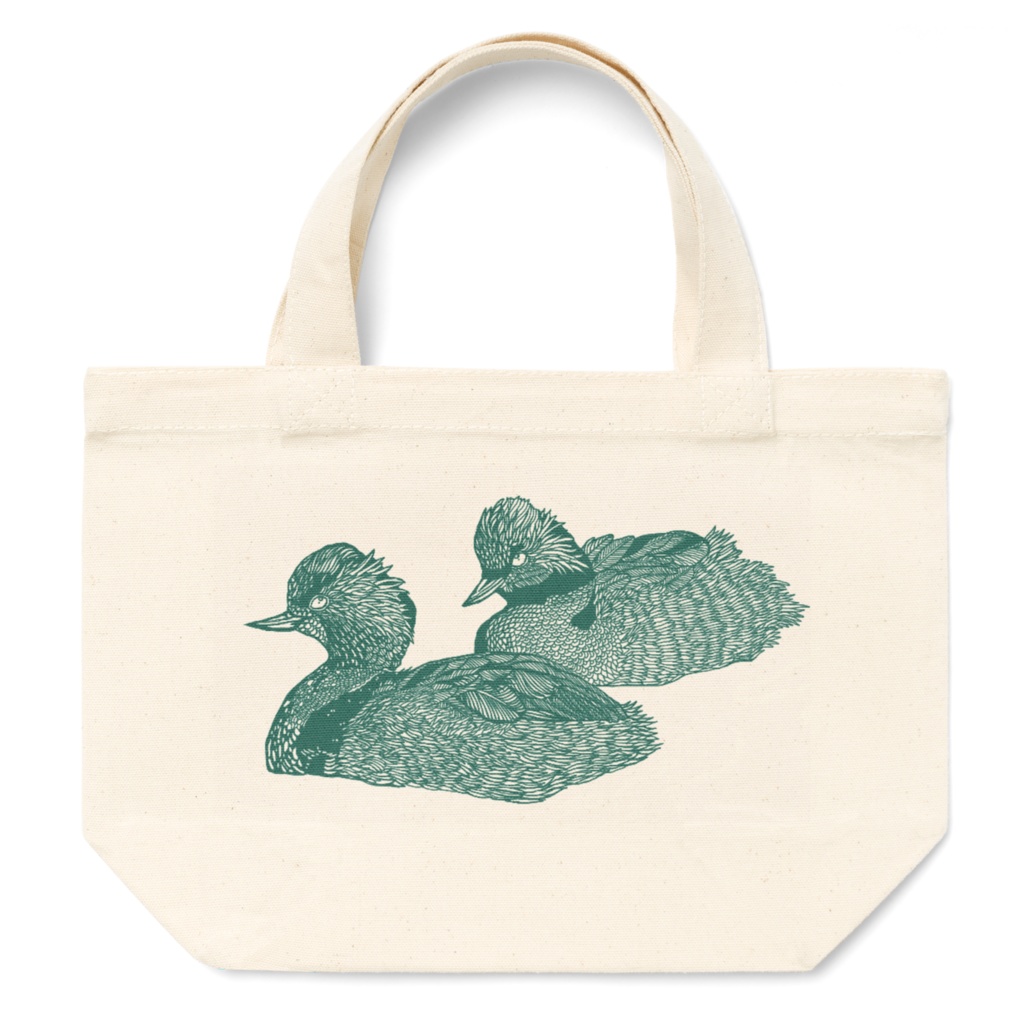 ミミカイツブリのトートバッグ