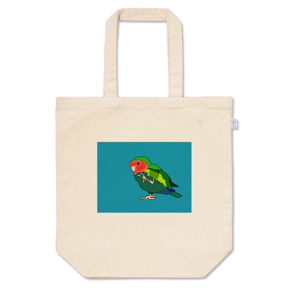 コザクラインコのトートバック