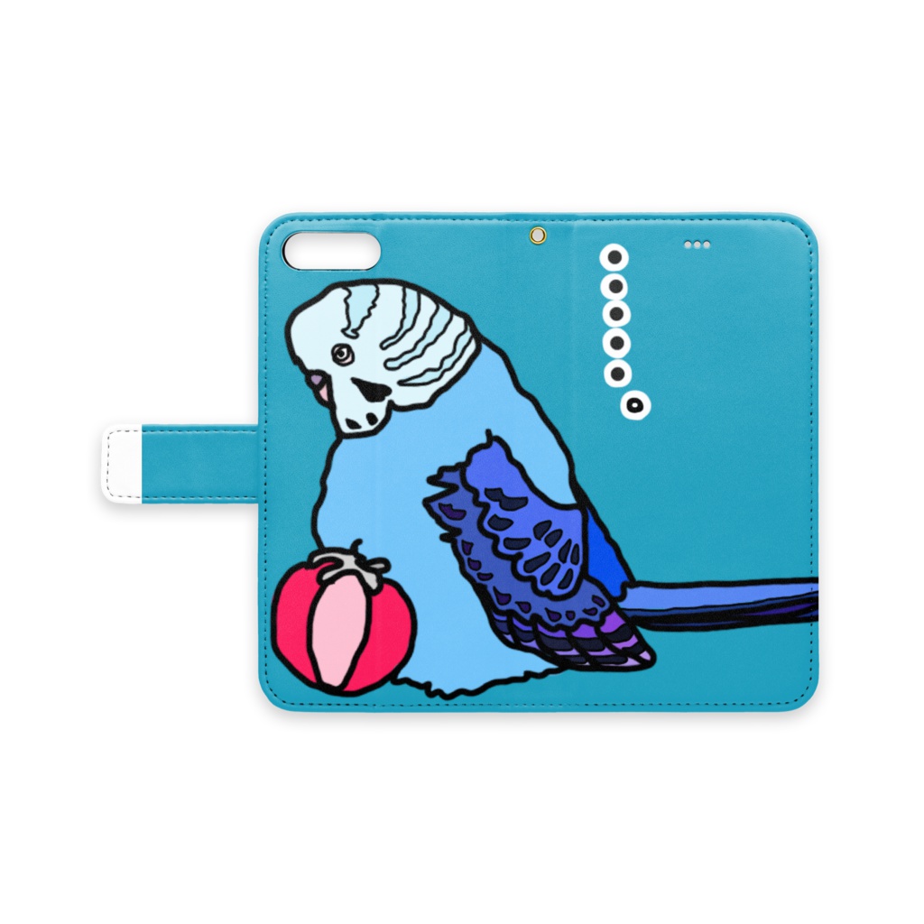 ふと我に返るインコのiphoneケース