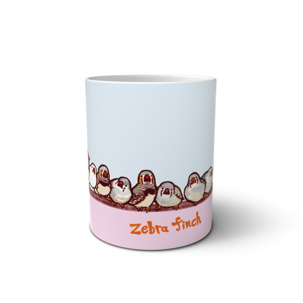 キンカチョウのマグカップ