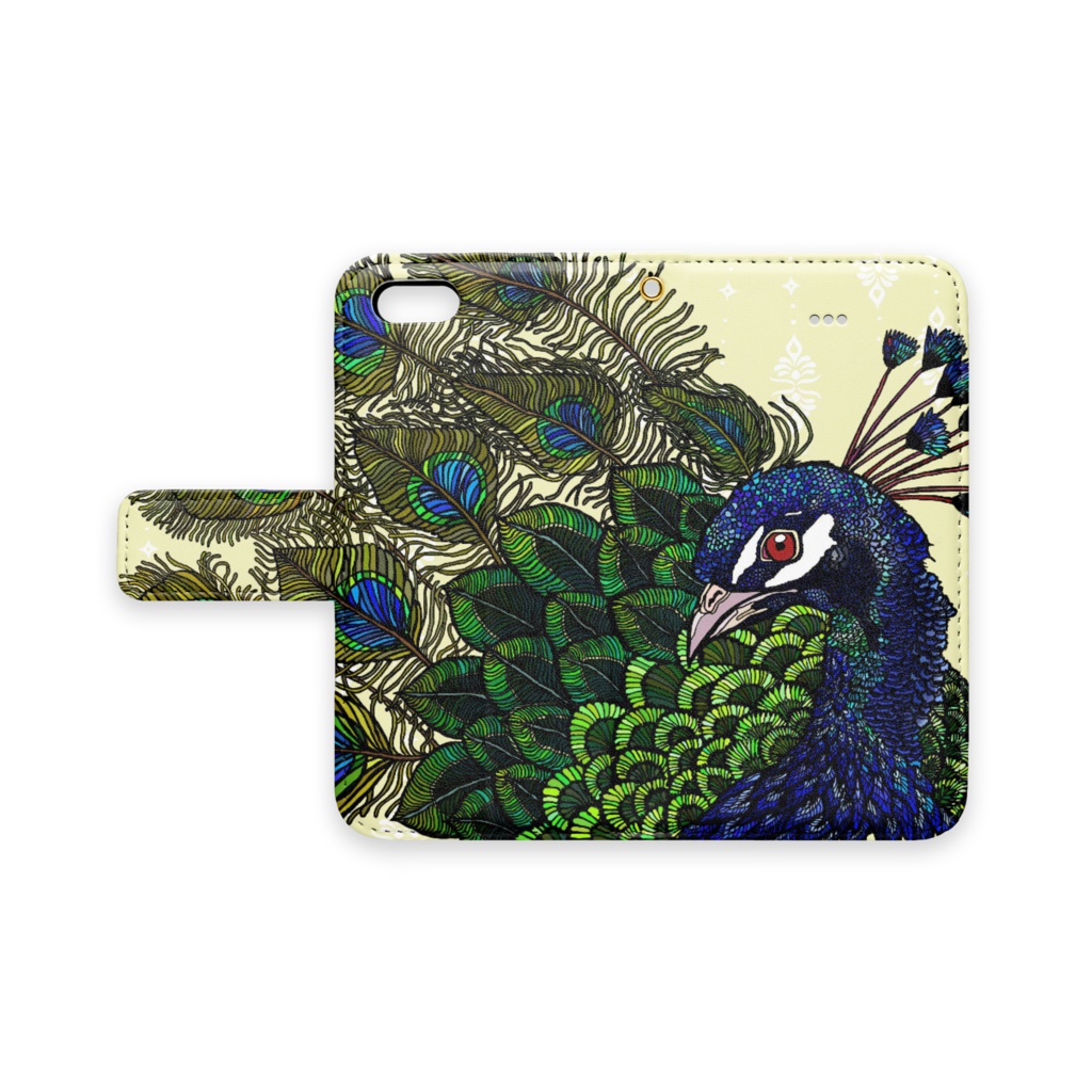 クジャクのiphoneケース